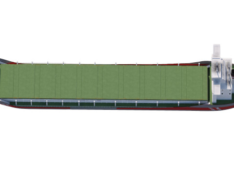 Cargo tanker ship Low-poly ap Model 3D