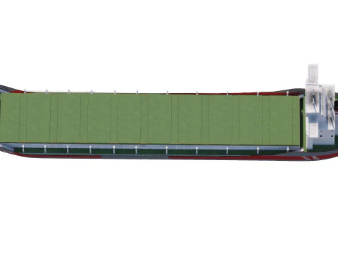 Cargo tanker ship Low-poly ap 3D Model