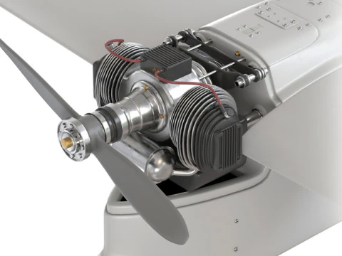 Drone portatile per monitoraggio remoto Granat-4-E Modello 3D