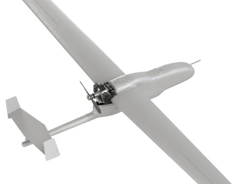 Drone portatile per monitoraggio remoto Granat-4-E Modello 3D