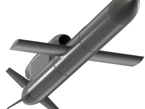 FP-5 Flamingo Ukrainian ground-launched cruise missile 3D Model