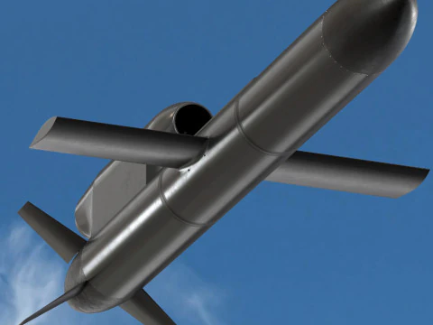 FP-5 Flamingo Ukrainian ground-launched cruise missile 3D Model