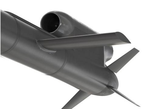 FP-5 Flamingo Ukrainian ground-launched cruise missile 3D Model
