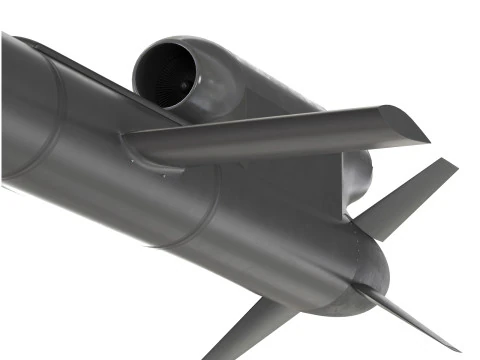 FP-5 Flamingo Ukrainian ground-launched cruise missile 3D Model