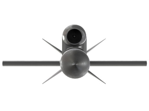 FP-5 Flamingo Ukrainian ground-launched cruise missile 3D Model