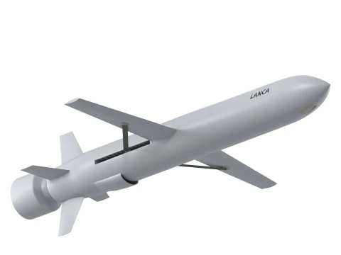 Misil de crucero polaco Lanca Modelo 3D