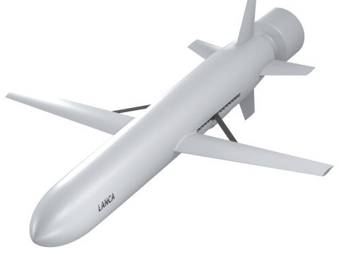 Polish Lanca cruise missile 3D मॉडल