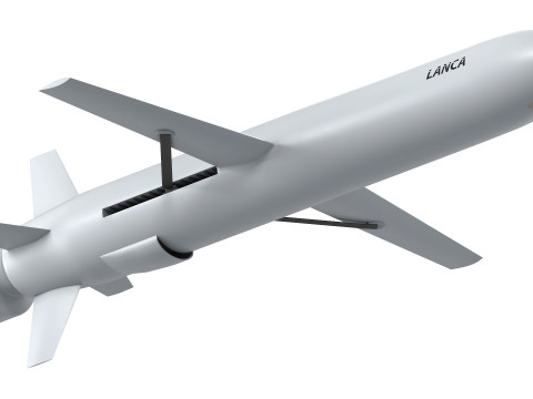 Polish Lanca cruise missile 3D मॉडल