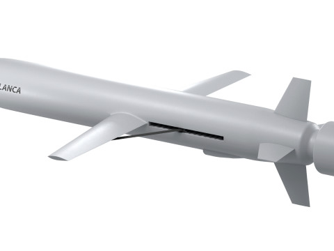 Polish Lanca cruise missile 3D मॉडल