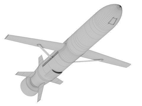 Polish Lanca cruise missile 3D मॉडल