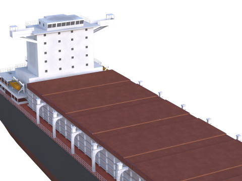 Tanker Cargo ship Low-poly AP 3D मॉडल