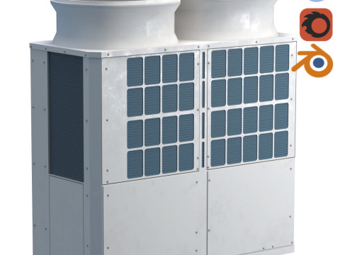VRF Heat Recovery High Efficiency Heat Pump Model 3D