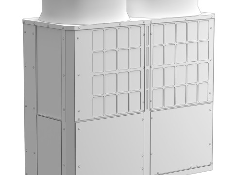 VRF Heat Recovery High Efficiency Heat Pump Model 3D