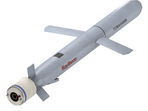 Tomahawk Land Attack Cruise Missile Rocket Block V 3D Model