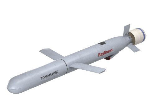 トマホークランドアタック巡航ミサイルロケットブロックV 3Dモデル