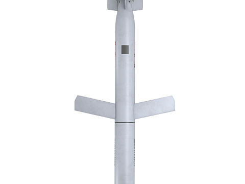 トマホークランドアタック巡航ミサイルロケットブロックV 3Dモデル