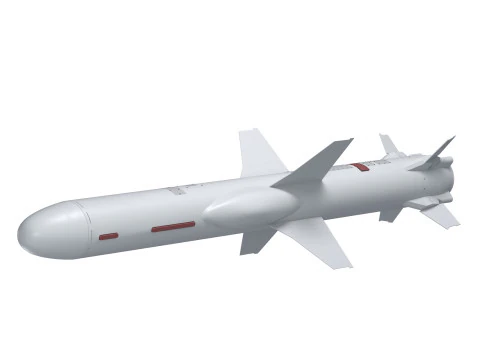 Ukrainian Naval Missile Neptune-D RK360L 3D Model