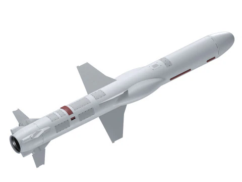 Ukrainian Naval Missile Neptune-D RK360L 3D Model