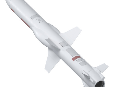 Oekraïense marineraket Neptunus-D RK360L 3D Model