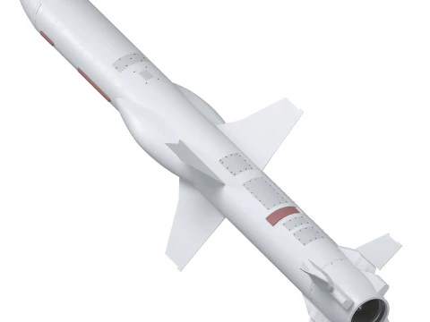 Ukrainian Naval Missile Neptune-D RK360L 3D Model