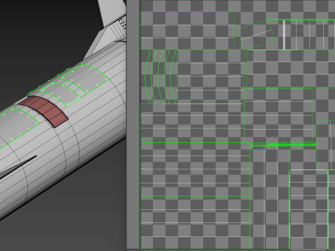 Oekraïense marineraket Neptunus-D RK360L 3D Model