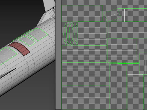 Ukrainian Naval Missile Neptune-D RK360L 3D Model