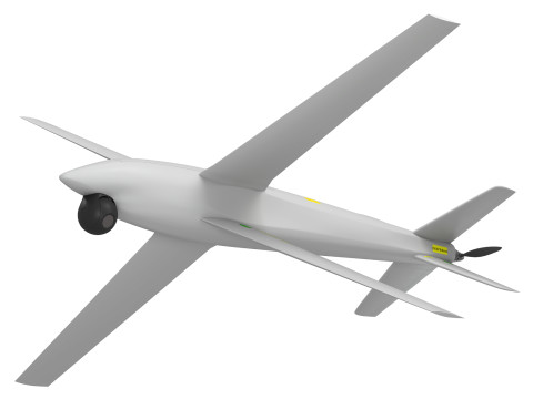 乌克兰RAM-2X神风特攻队无人机 3D 模型