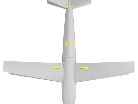 Ukrainian RAM-2X kamikaze drone 3D Model