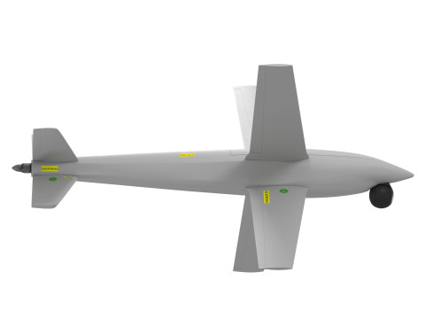 乌克兰RAM-2X神风特攻队无人机 3D 模型