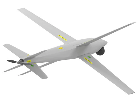Ukrainian RAM-2X kamikaze drone 3D Model
