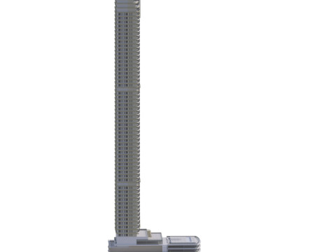 Generic High Rise building for exterior city scene 3D Model