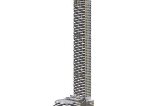 Generic High Rise building for exterior city scene 3D Model