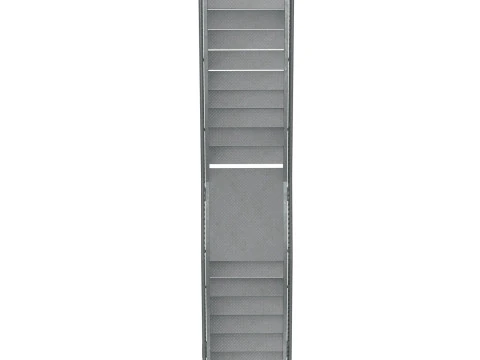 Industrial urban metal stairs with two sections set 03 3D Model