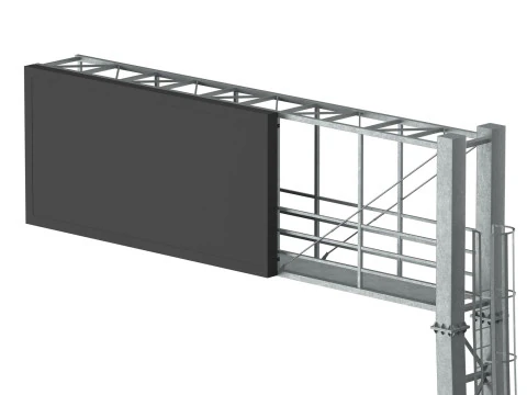 Tabella delle informazioni sui segnali del pannello principale delle infrastrutture stradali Modello 3D