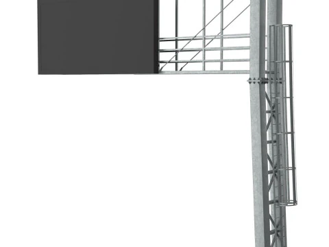Tabella delle informazioni sui segnali del pannello principale delle infrastrutture stradali Modello 3D