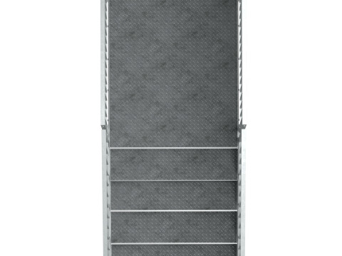 금속계단의 단면 04 3D 모델