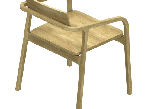 ヴァステ 長椅子 オルムステッド チェア 3Dモデル