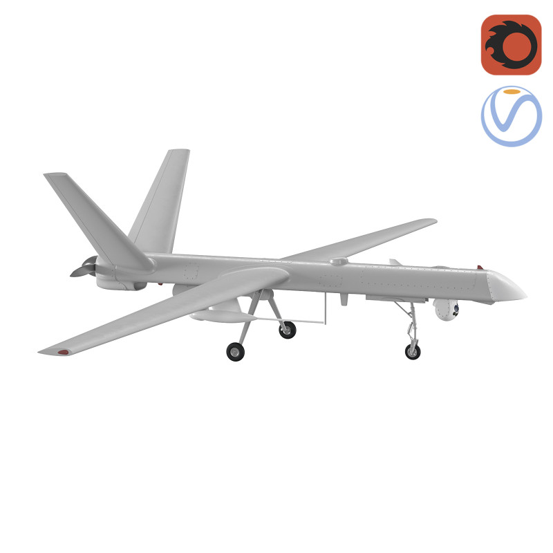 Drohnen-UAV Orion E 3D Modell .c4d .max .obj .3ds .fbx .stl .blend 