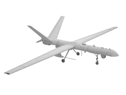Drohnen-UAV Orion E 3D Modell
