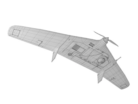UNMANNED AERIAL VEHICLE TACHYON 3D Model