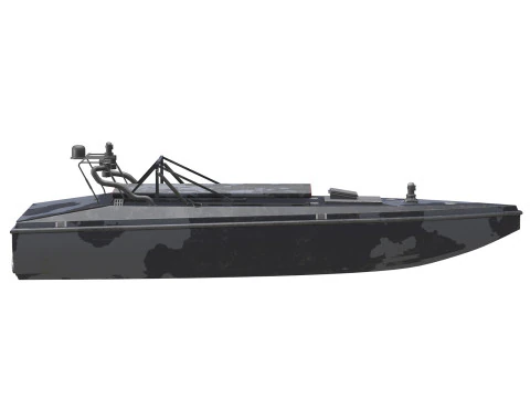 Sea baby Veicolo di superficie multiuso ucraino senza pilota Modello 3D