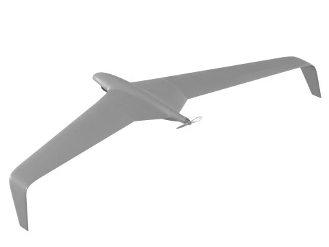 Drone UAV ZALA 421 3D Model