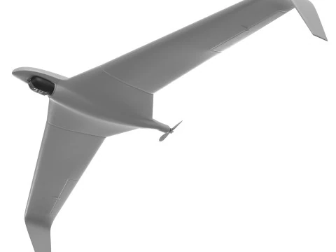 Drone UAV ZALA 421 3D Model