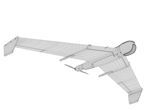 Drone drone ZALA 421-16 Modèle 3D