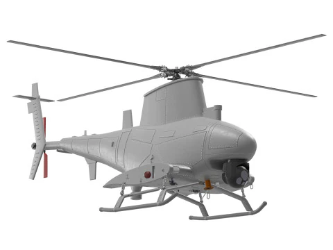 Northrop Grumman MQ-8 Fire Scout drone 3D Model