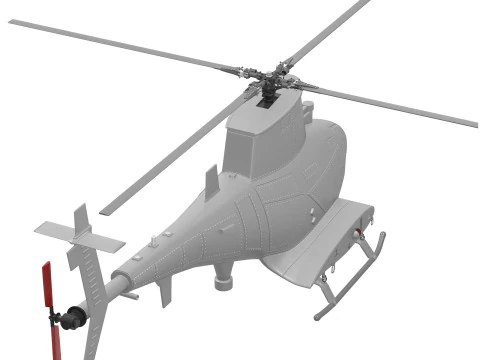 Northrop Grumman MQ-8 Fire Scout drone 3D Model