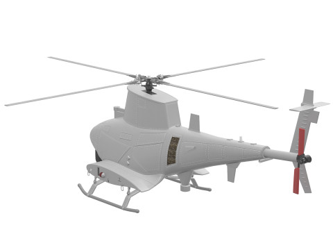 Drone Northrop Grumman MQ-8 Fire Scout Modello 3D