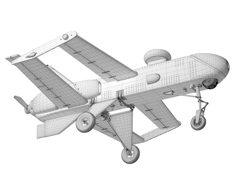 Drone Alliant RQ-6 Outrider Modelo 3D