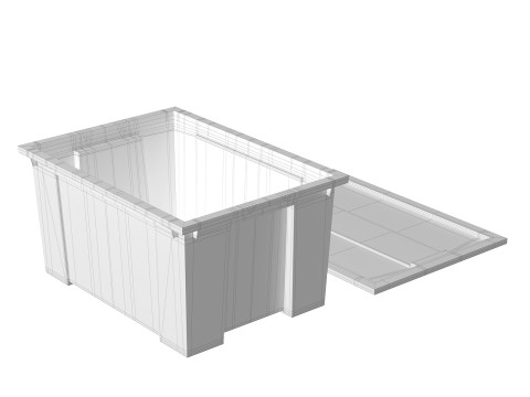 Samla Box Ikea Clear 3D Model