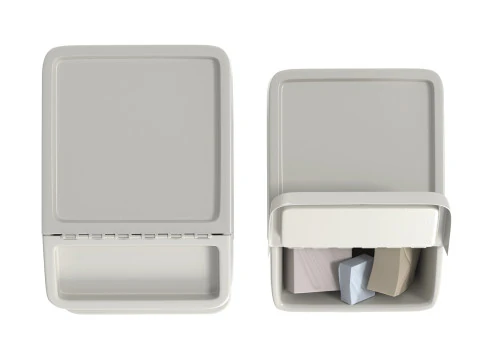 Ikea Sortera Recycling bins white 3D Model